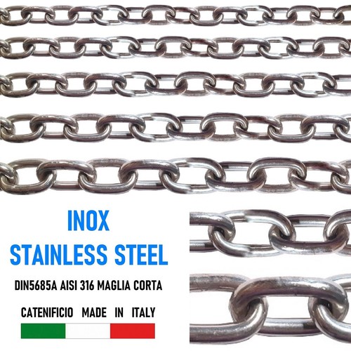 Catena acciaio inox - in,