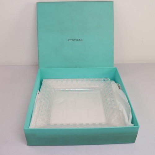 Piatto quadrato tiffany co - piatto,