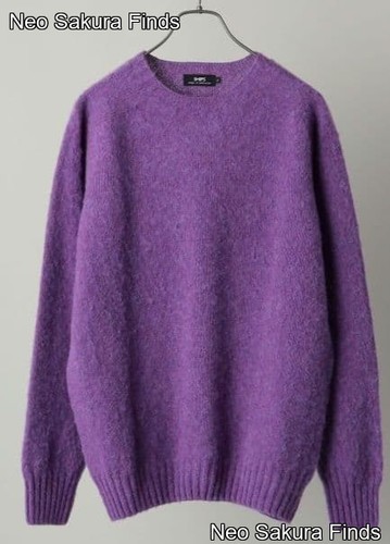 Maglione maglia lana shetland - lana,