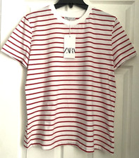 ZARA T-SHIRT COTONE CON
