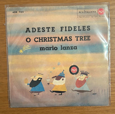 45 giri di Mario Lanza - Adeste Fideles /O Christmas Tree - RCA Perfetto !