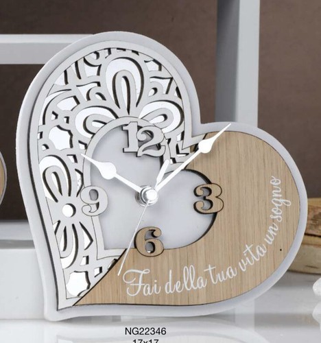 Orologio forma cuore - orologio,