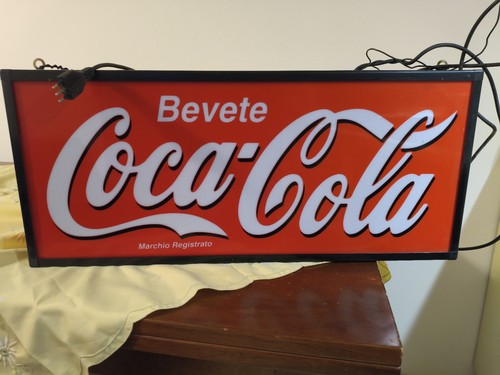 Insegna luminosa coca cola - insegna,