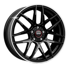 CERCHIO IN LEGA MOMO COMPETIZIONE 7,5X17 5X112 GLOSSY BLACK POLISHED YSP
