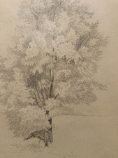 Disegno XIX 1850 Paesaggio