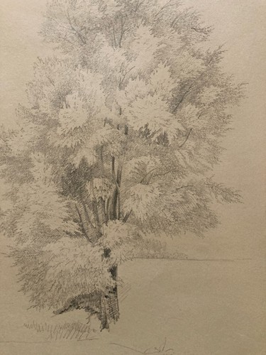 Disegno xix 1850 paesaggio - 1850,