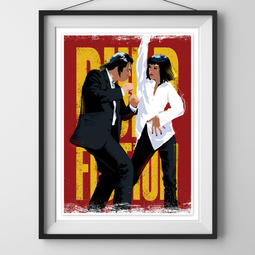 Pulp fiction dance poster - pulp,