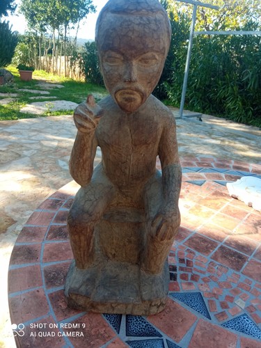 Scultura antica legno - scultura,