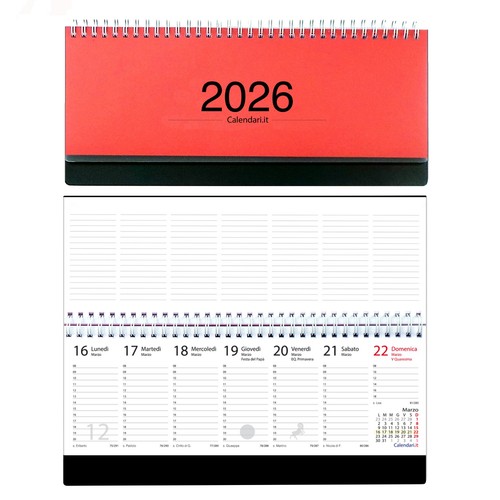 Agenda 2026 settimanale