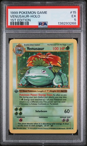 1999 pokemon set - base, 1°