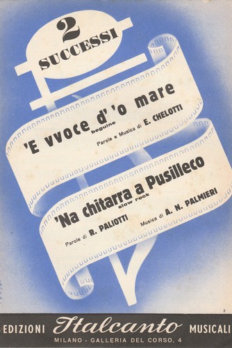 Spartito musicale successi e - 2,