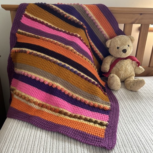 Coperta bambino all'uncinetto
