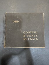 Costumi e Danze d’Italia –