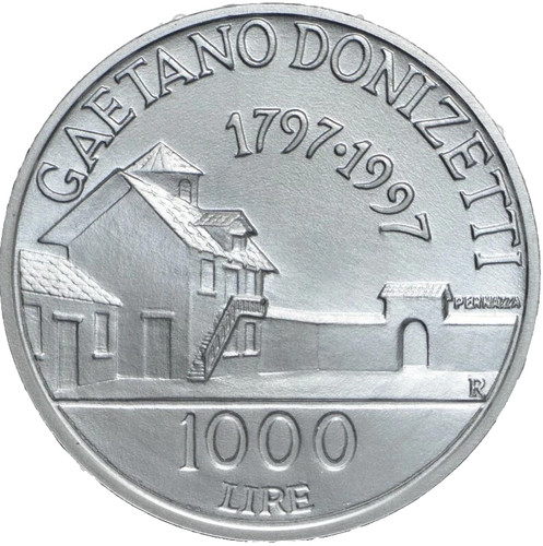 Moneta lire 1000 - da, arg