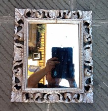 Antica Cornice Scolpita Legno