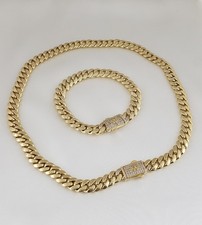 Set collana e bracciale catena