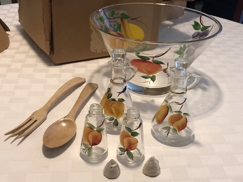 Servizio insalata vintage - insalata,