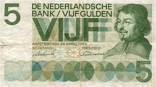 Netherlands gulden 1966 90 - netherlands,