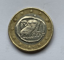 MONETA DA 1 EURO 2002 RARA EYPO GUFO COSTO €.129.+SPESE POS. OTT.COND.