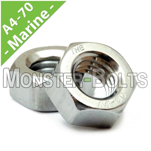 Dadi esagonali acciaio inox - in,