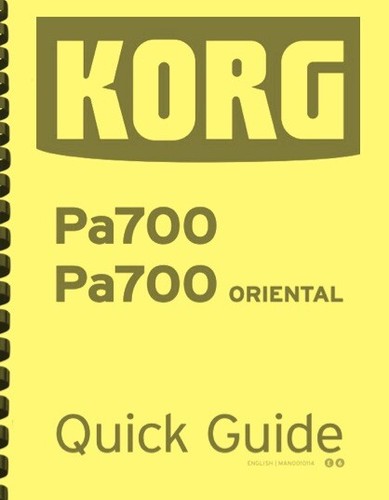 Korg pa700 arrangiatore - korg,
