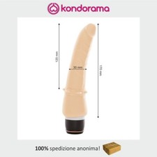 fallo realistico pene piccolo vibrante vibratore anale vaginale in silicone 17cm