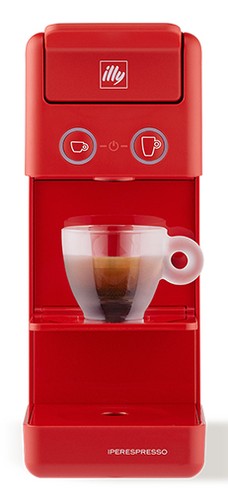 Rossa macchina caffè a - macchina,