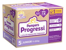 Pampers Progressi - Junior Pannolino Taglia 5 11-25 Kg, 72 pannolini