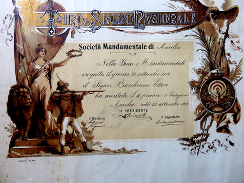 Diploma tiro segno - a,