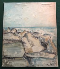 Quadro Dipinto Olio su Cartone