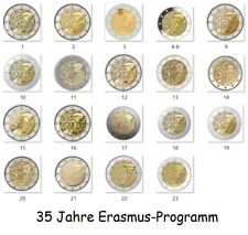 2 Euro Commemorativi 2022 "35 Anni Programma Erasmus " Unc.