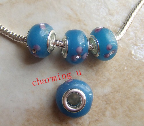 4pz perline lampwork - ,
