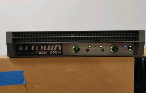 Crown macro tech 9000i pro - crown,