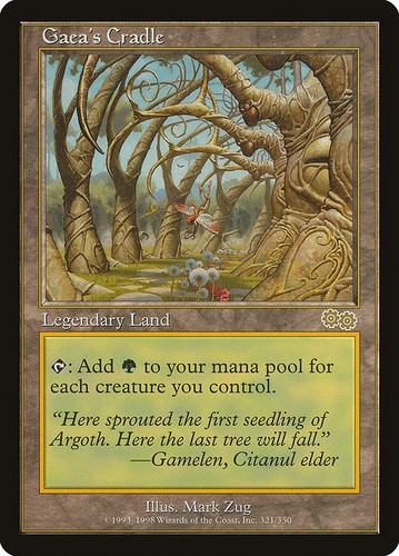 Mtg gaea cradle - mtg, usg