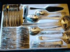 Servizio posate acciaio 75 pezzi mai usato Inoxpran by PRAMA con valigetta