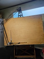 tecnigrafo usato marca sacchi ben tenuto utilizzabile struttura in ghisa tavolo 