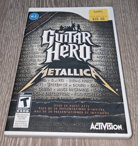 Guitar hero metallica nintendo - hero,