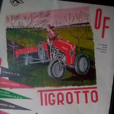 TRATTORE BUNGARTZ TIGROTTO CAB OLDTIMER ADVERTISING DA RIVISTA Anni 50