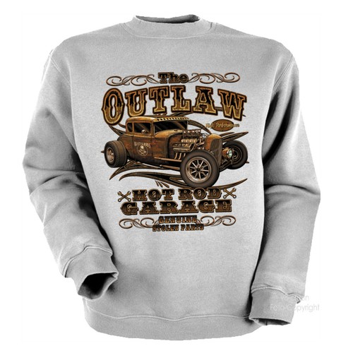Hot rod sweatshirt auto - hot,