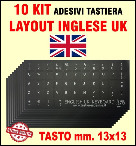 Adesivi tastiera layout - adesivi,