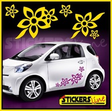 Adesivi Fiori per auto moto vespa scooter mobili arredamento casa ecc Mod. 2