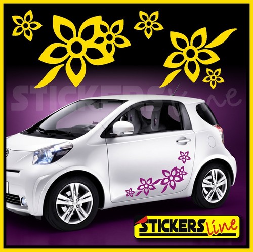 Adesivi fiori per auto moto - per,