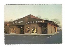J Paglione Find Men's Fashions Burlington NJ cartolina d'epoca non spedita