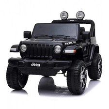AUTO ELETTRICA PER BAMBINI 2 POSTI JEEP WRANGLER RUBICON 12V CON TELECOMANDO