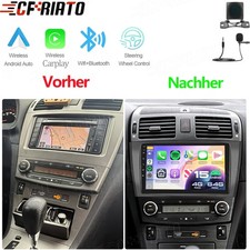 Autoradio 4+64GB Android 15 per Toyota Avensis T27 2009-2015 Carplay Navi fotocamera