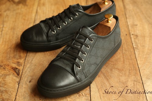 Gucci ace monogram nero - gucci,