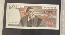 NL* BANCA D'ITALIA Banconota 20000 LIRE TIZIANO 1974 1975 AA210907I MOLTO RARA