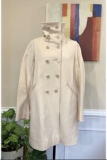 Cappotto donna Aspesi lana pelle scamosciata taglia media