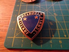 PIN SPILLA distintivo SVIZZERA PATTINAGGIO GHIACCIO EISLAUF ADELBODEN SCHULE