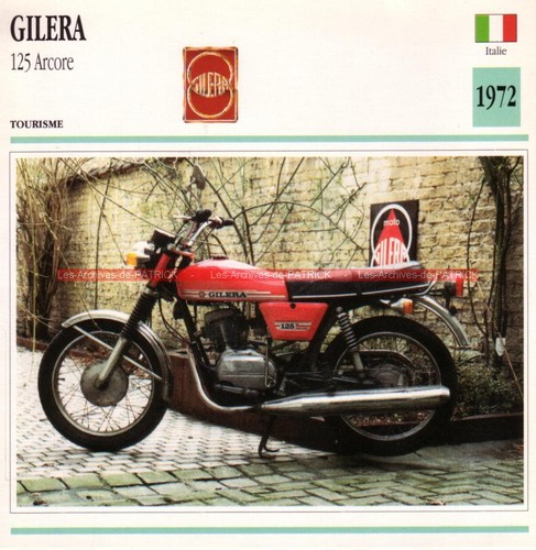 Gilera 125 arcore 1972 fiche - :,